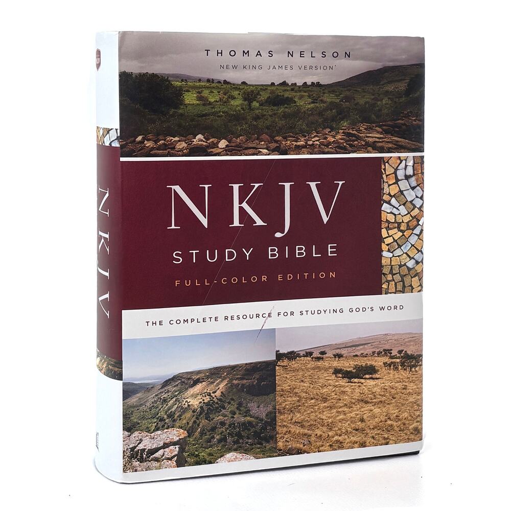 NKJV New King James Version Study Bible Full Color Edition Thomas Nelson